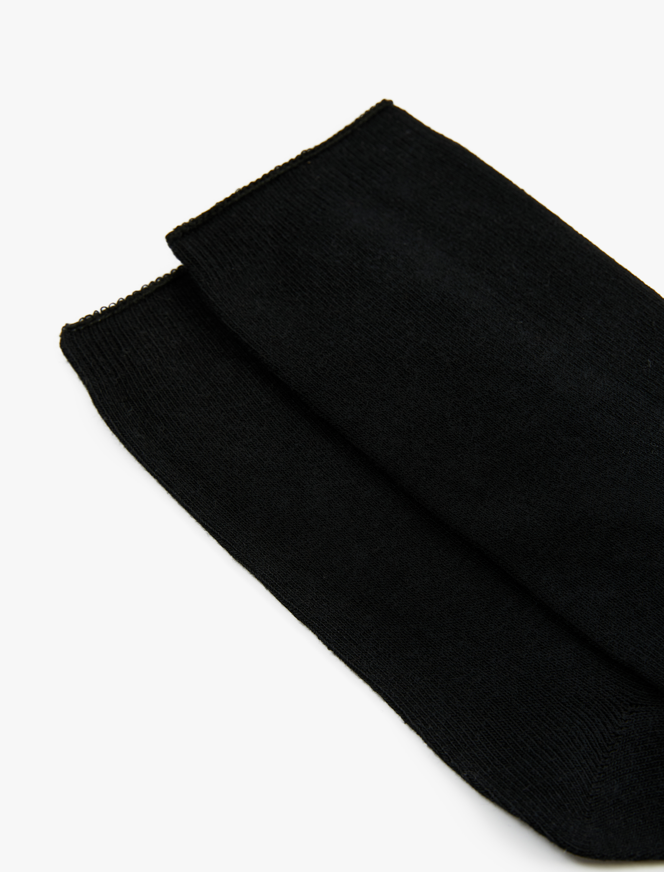  Kadın Pamuklu Basic Soket Çorap