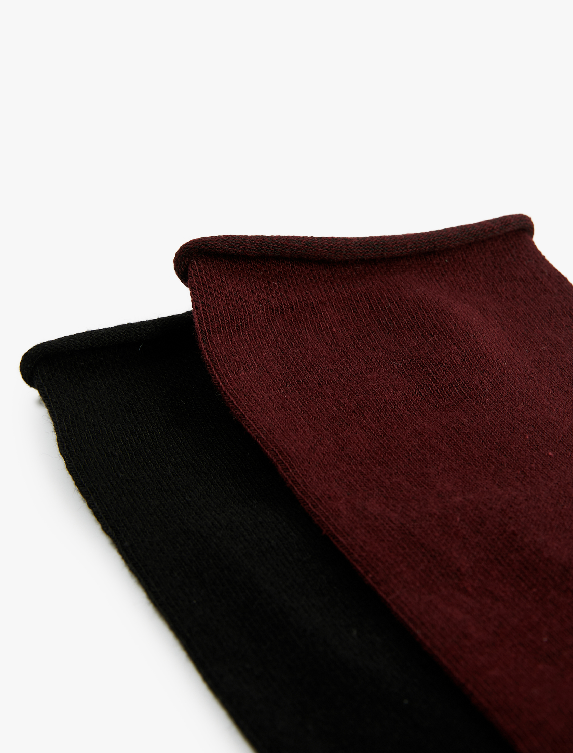  Kadın 2'li Pamuklu Soket Çorap Seti