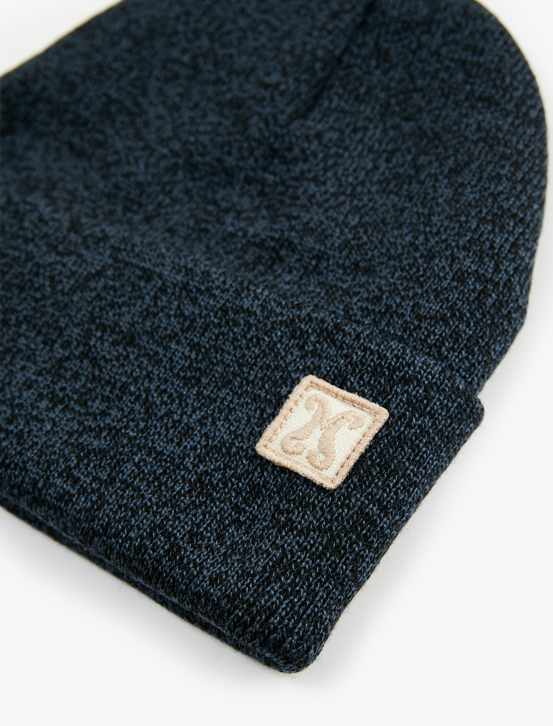 Erkek Etiket Detaylı Katlı Bere