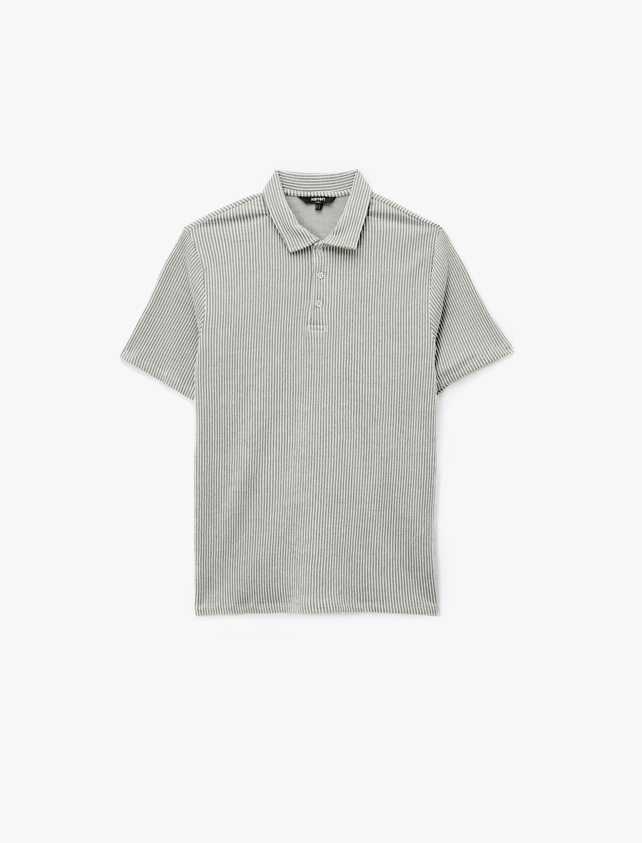   Regular Fit Kısa Kollu Düğmeli Polo Yaka Tişört