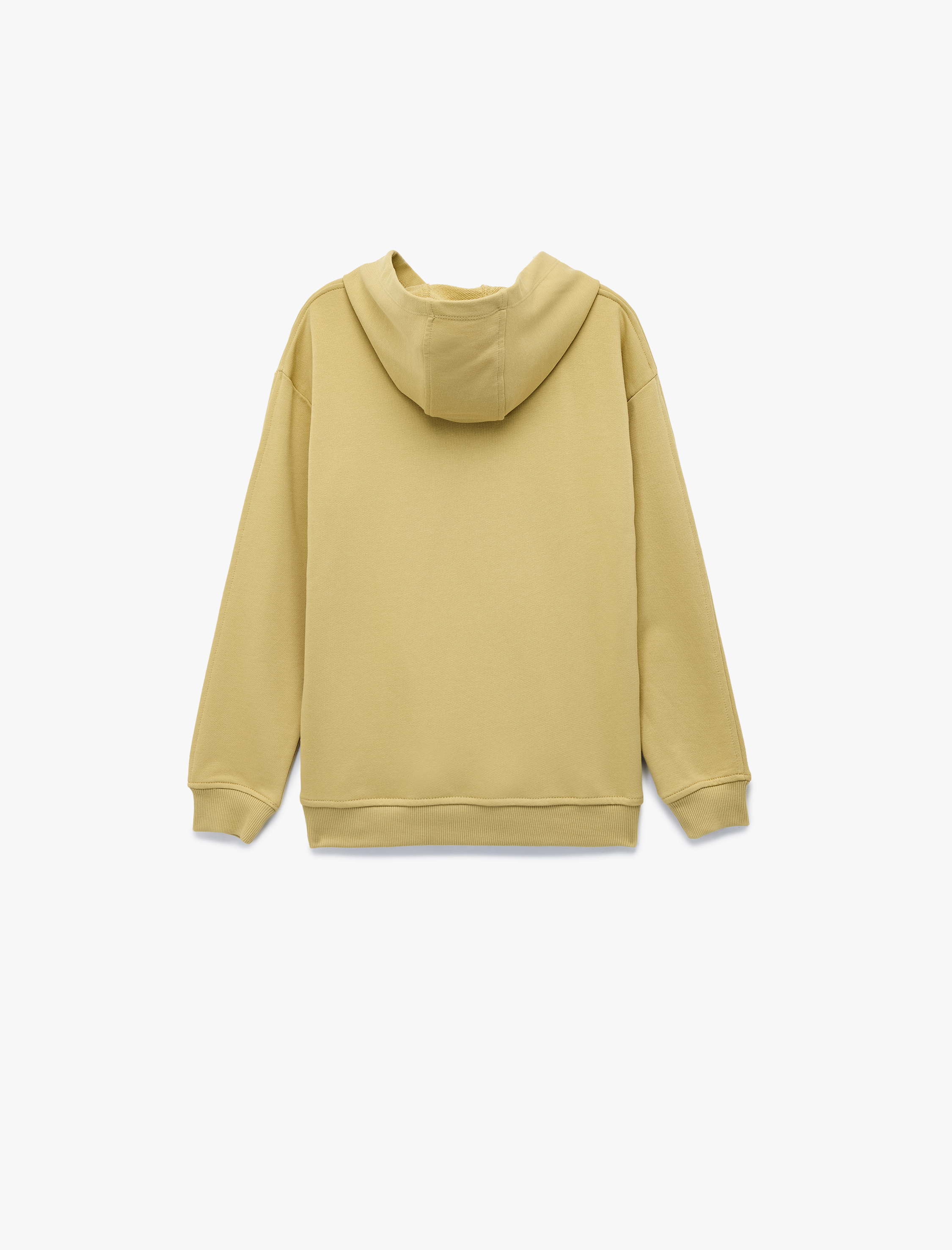  Erkek Çocuk Kapşonlu Uzun Kollu Kanguru Cepli Pamuklu Sweatshirt