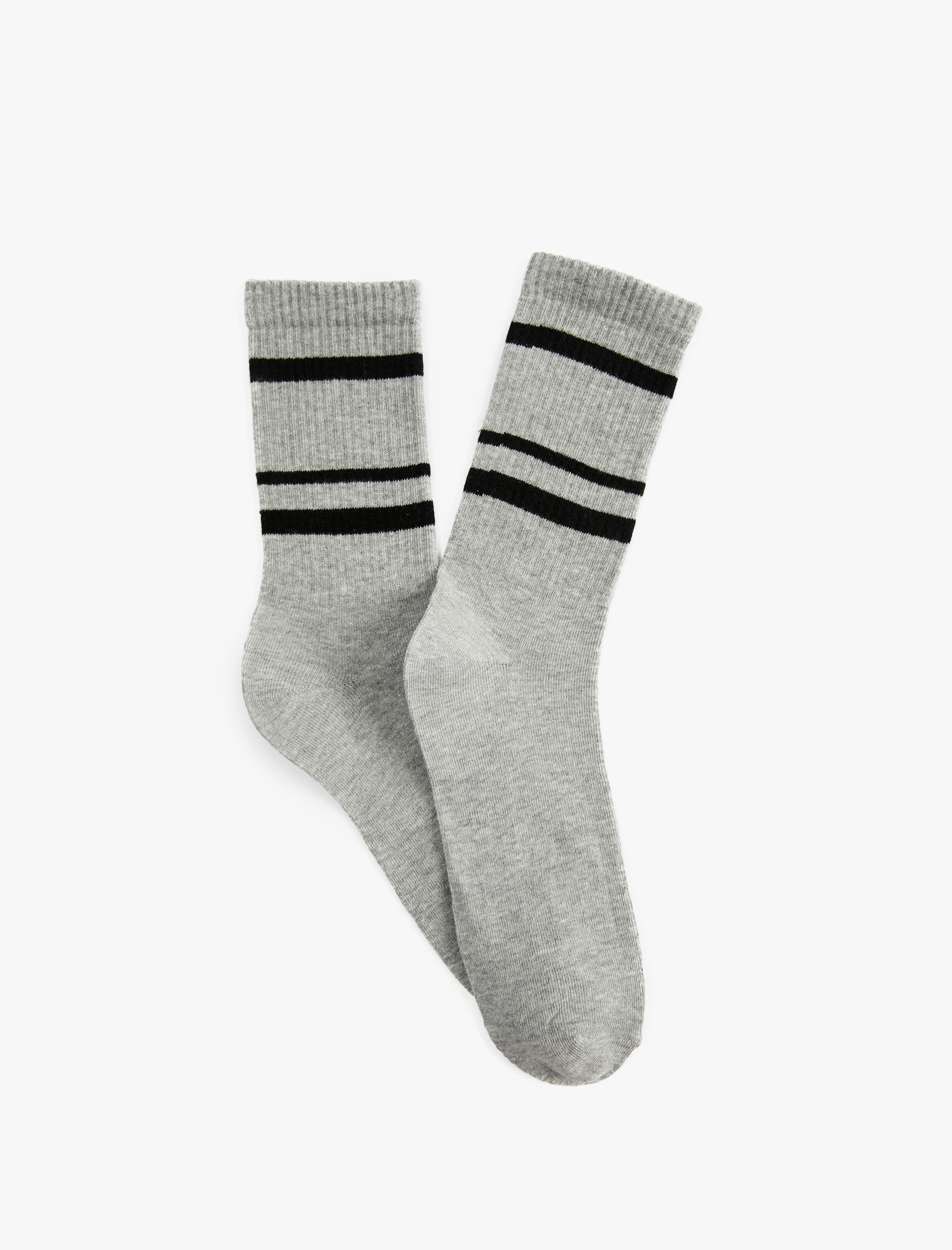  Erkek Çizgili Tenis Çorabı
