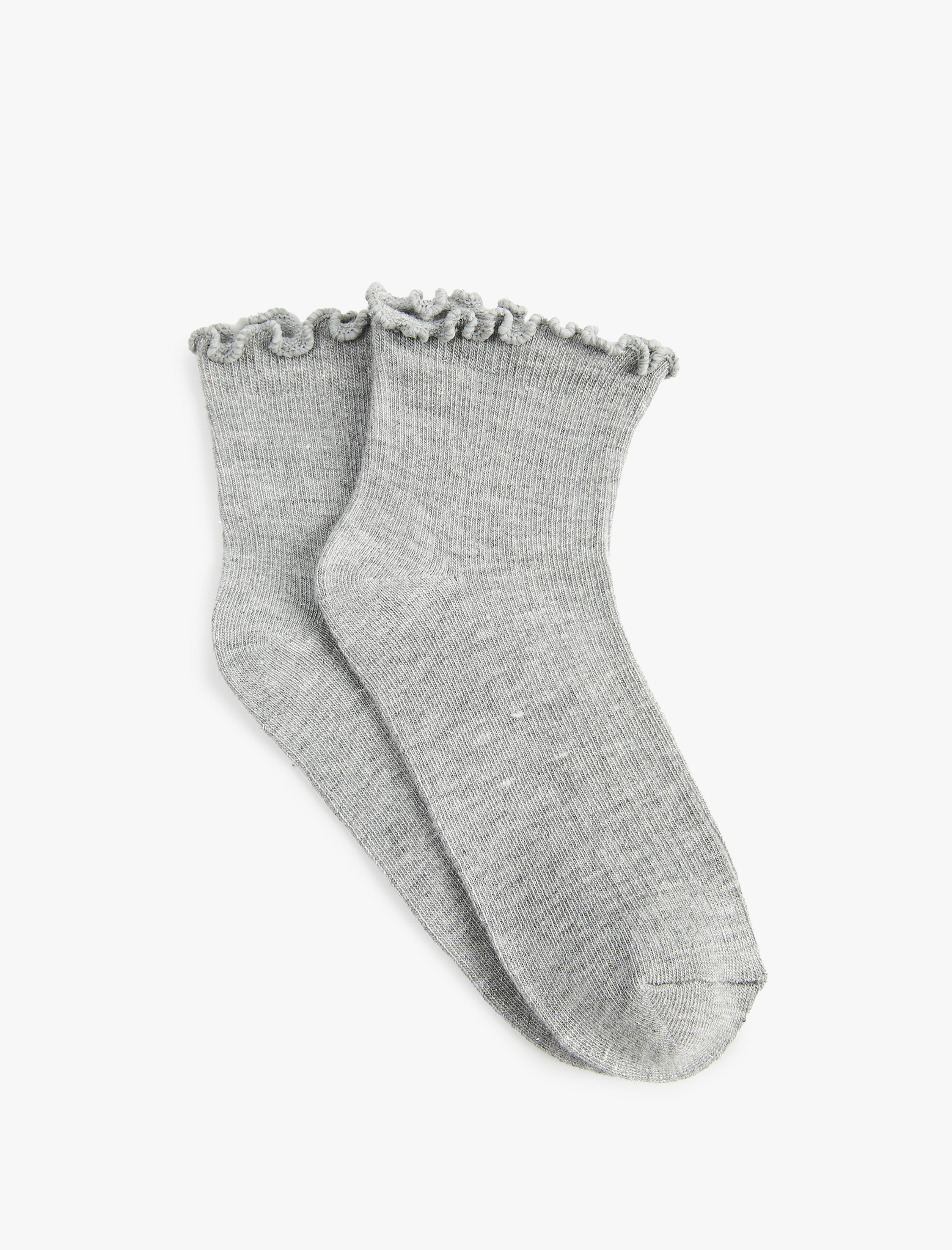  Kadın Fırfırlı Soket Çorap