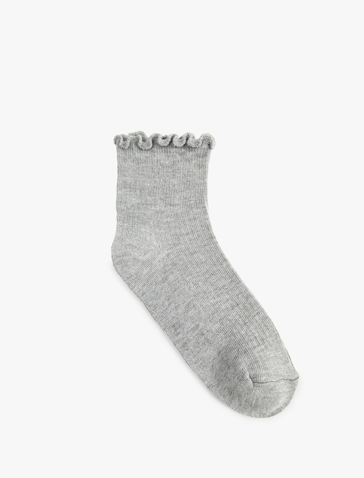 Kadın Fırfırlı Soket Çorap