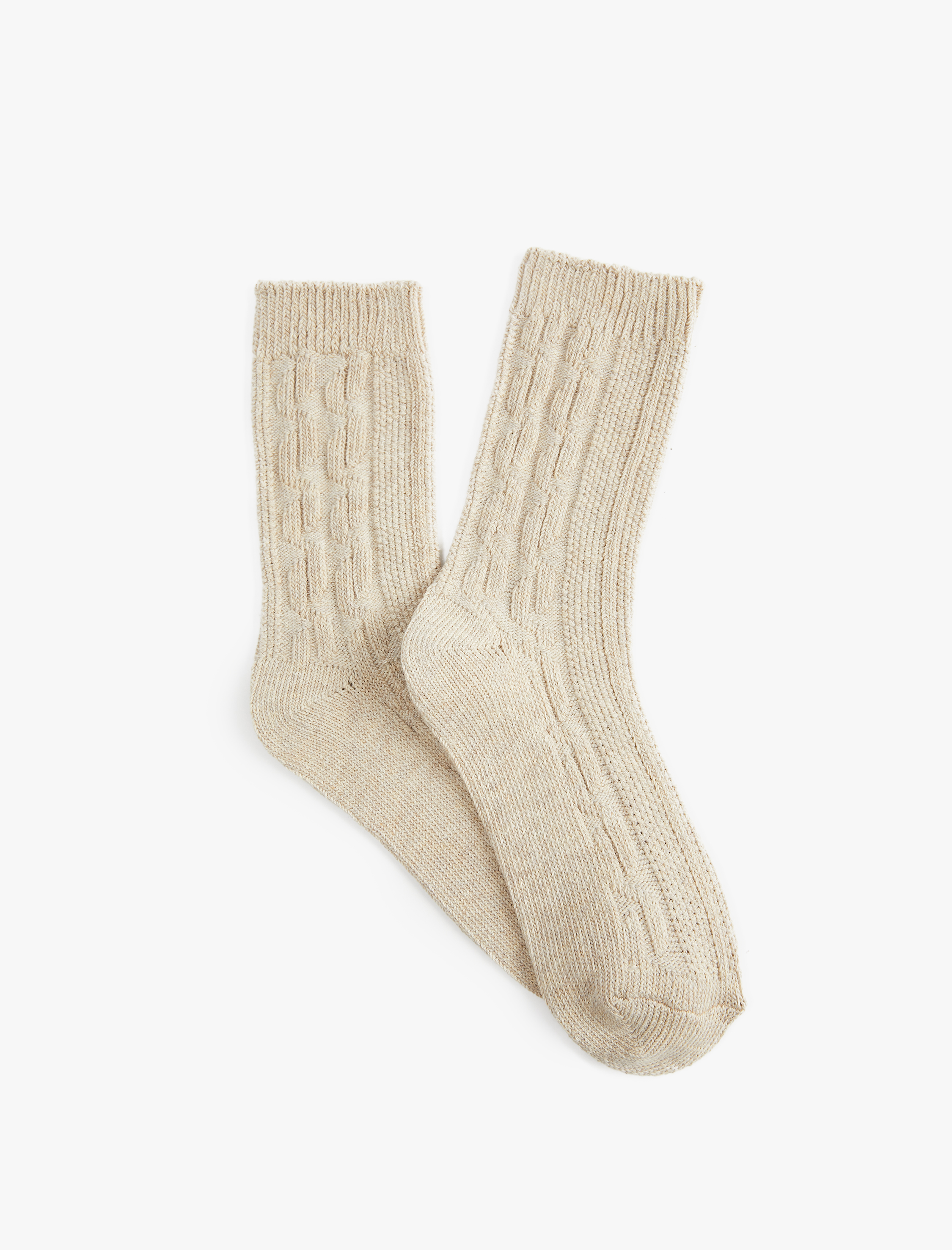  Kadın Dokulu Soket Çorap