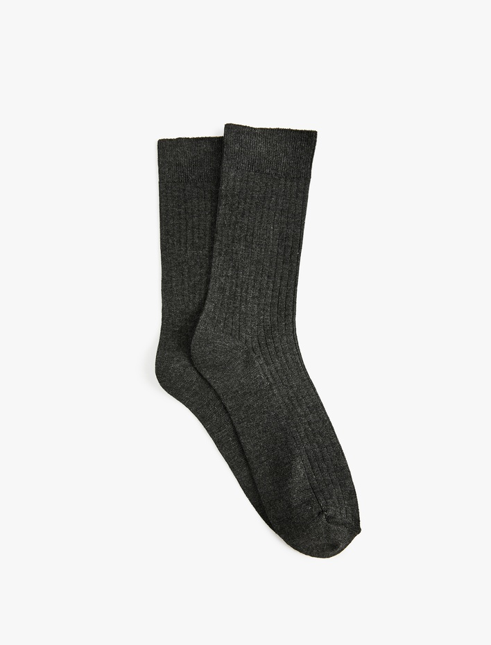 Erkek Viskon Basic Soket Çorap