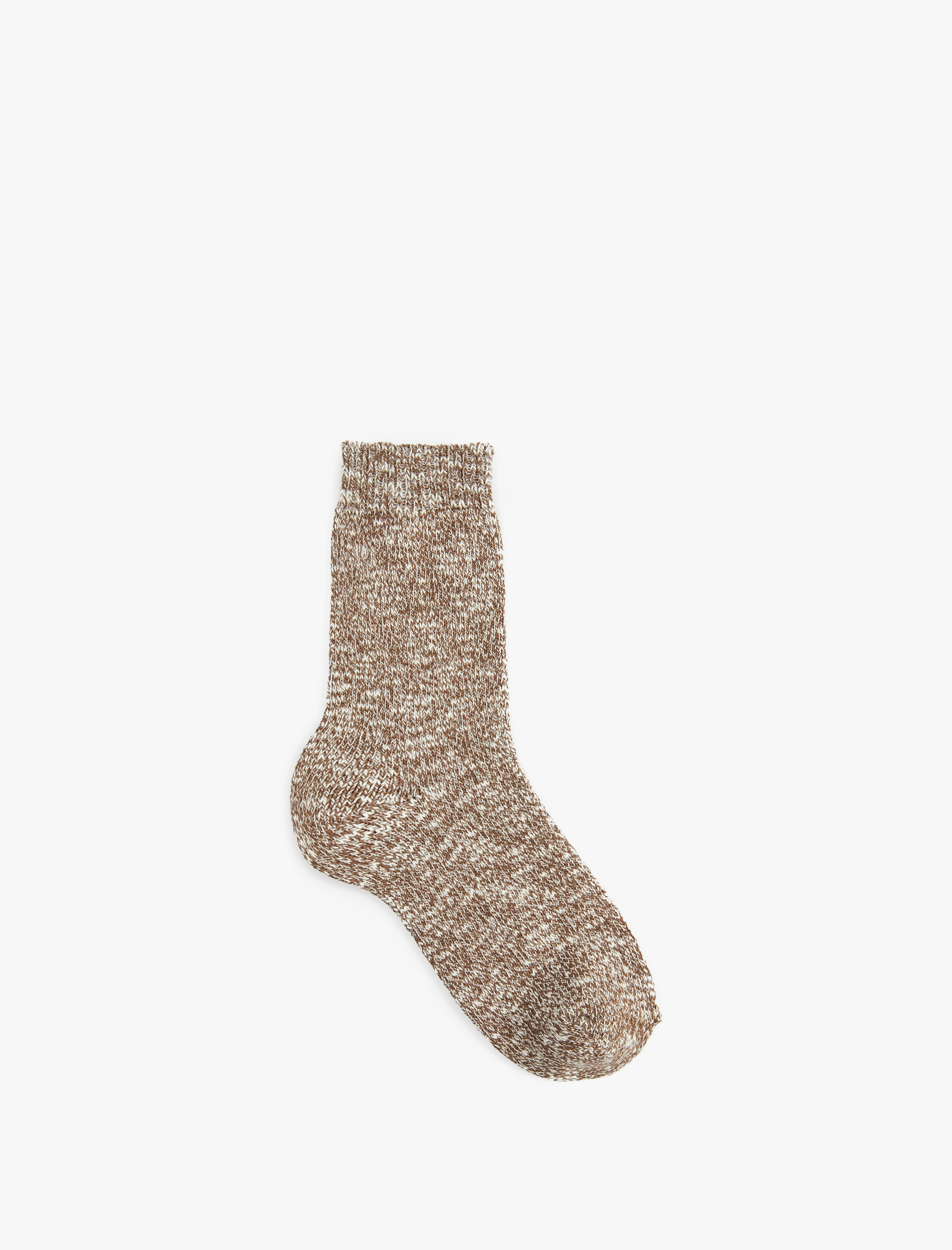  Kadın Pamuklu Desenli Soket Çorap