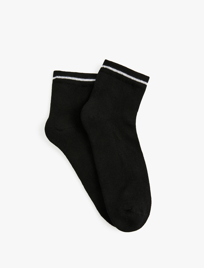 Erkek Çizgili Soket Çorap