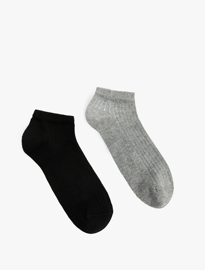 Erkek Basic 2'li Patik Çorap Seti