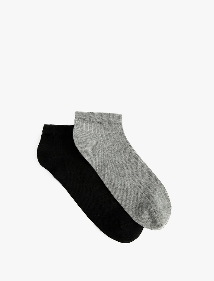 Erkek Basic 2'li Patik Çorap Seti