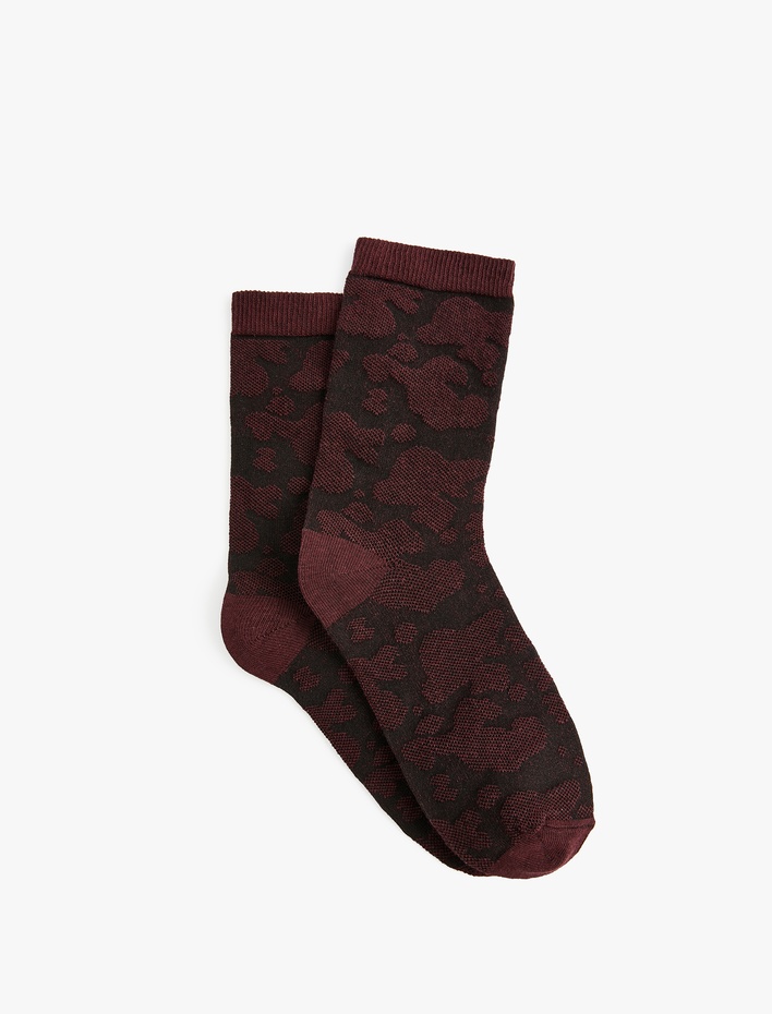 Kadın Pamuklu Dokulu Soket Çorap