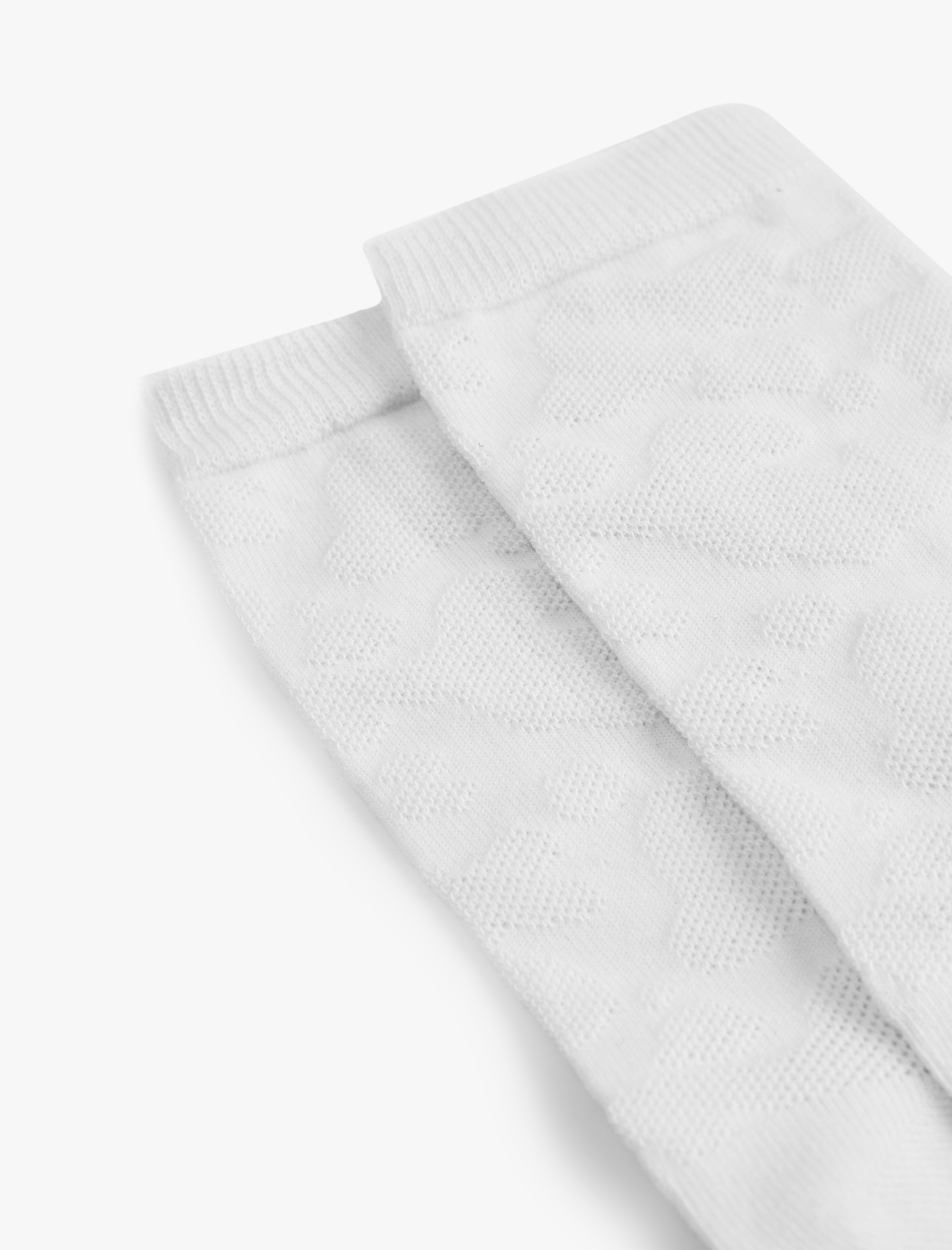  Kadın Pamuklu Dokulu Soket Çorap