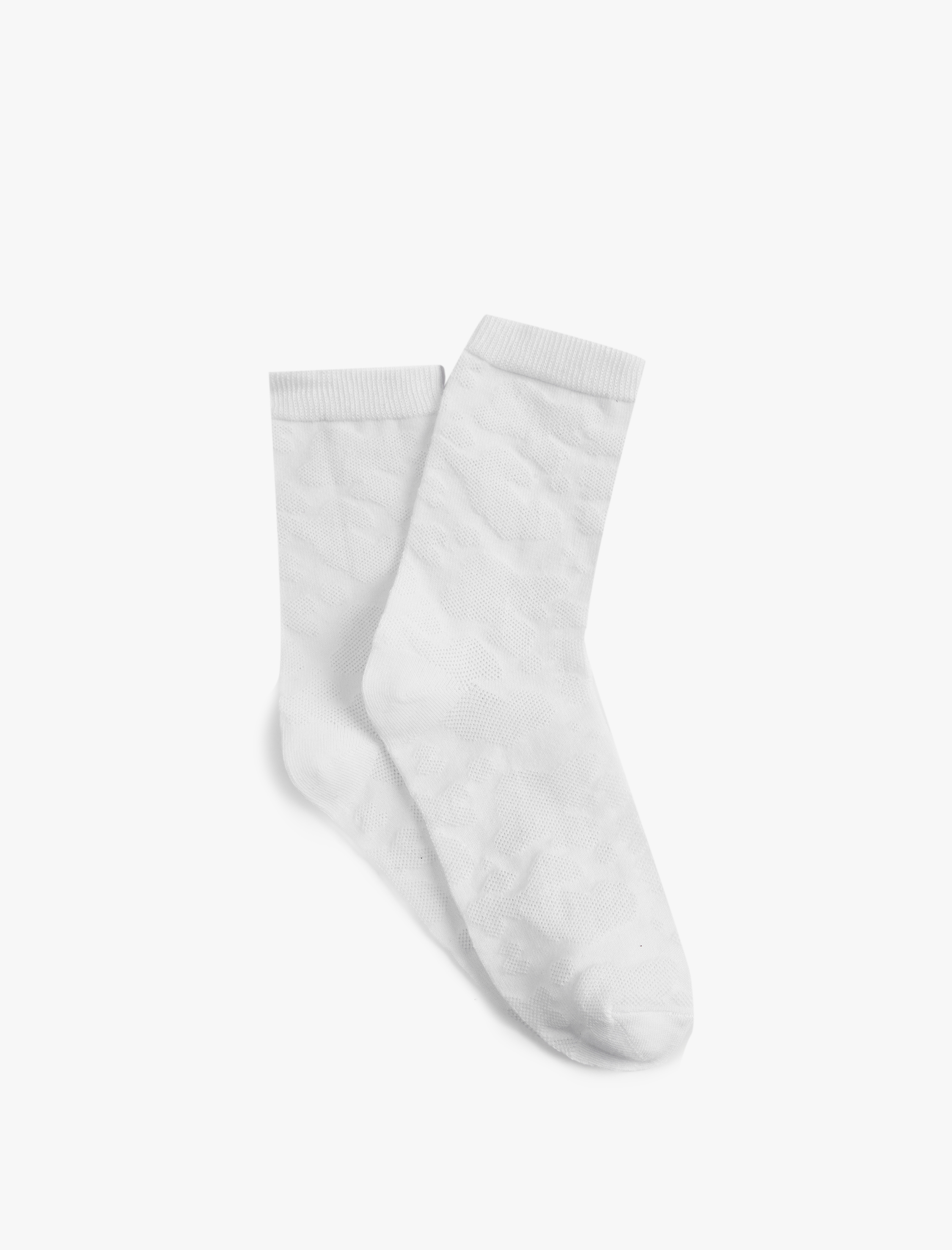  Kadın Pamuklu Dokulu Soket Çorap