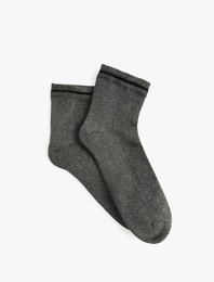 Çizgili Soket Çorap