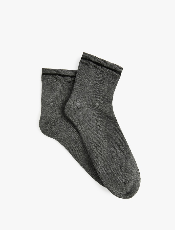 Erkek Çizgili Soket Çorap