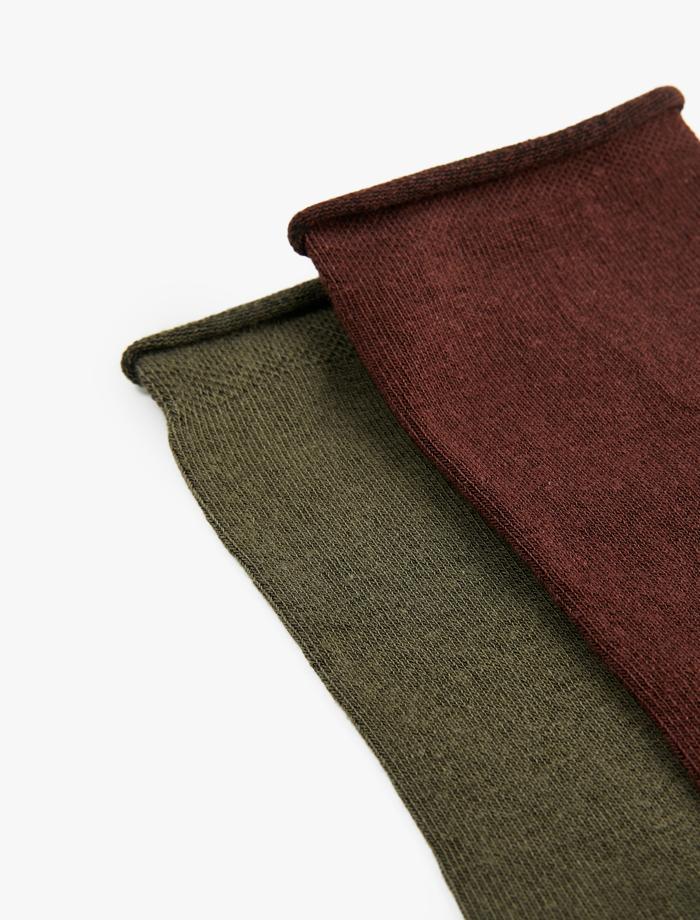  Kadın 2'li Pamuklu Soket Çorap Seti