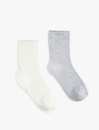 2'li Pamuklu Soket Çorap Seti