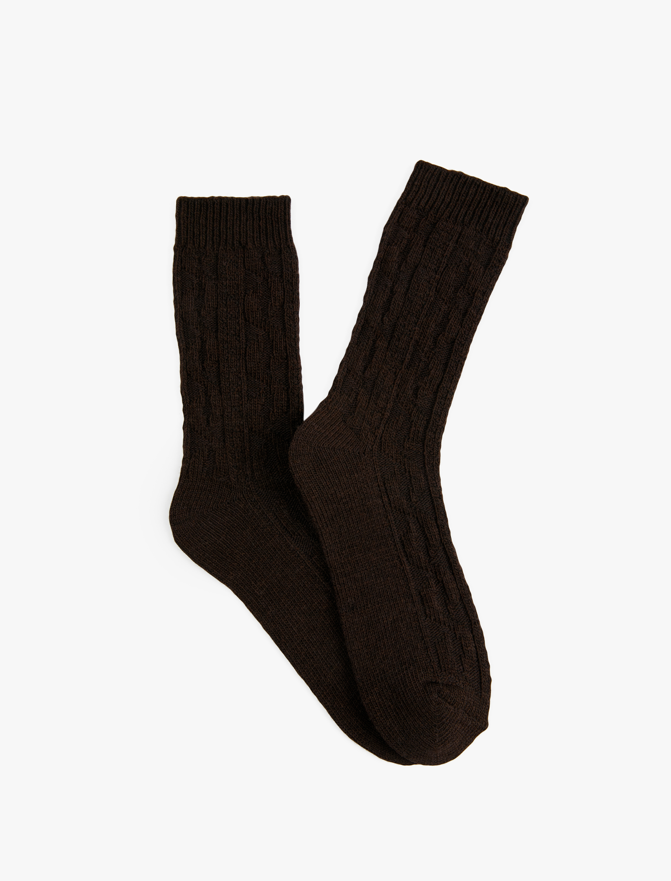  Kadın Dokulu Soket Çorap