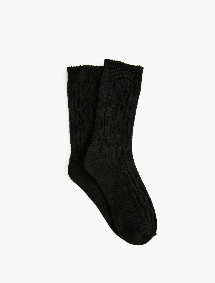 Kadın Dokulu Soket Çorap