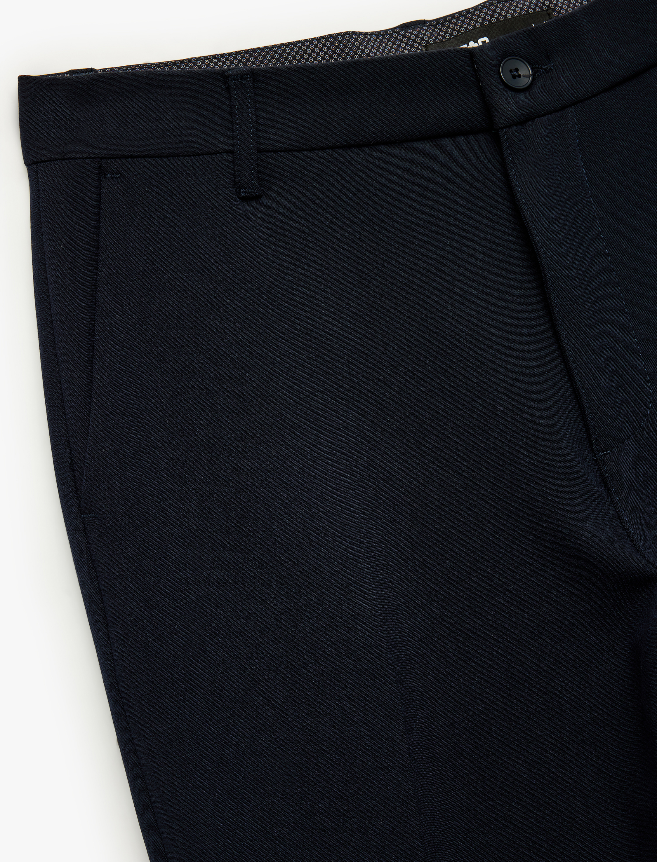   Regular Fit Viskon Karışımlı Düğmeli Kumaş Pantolon