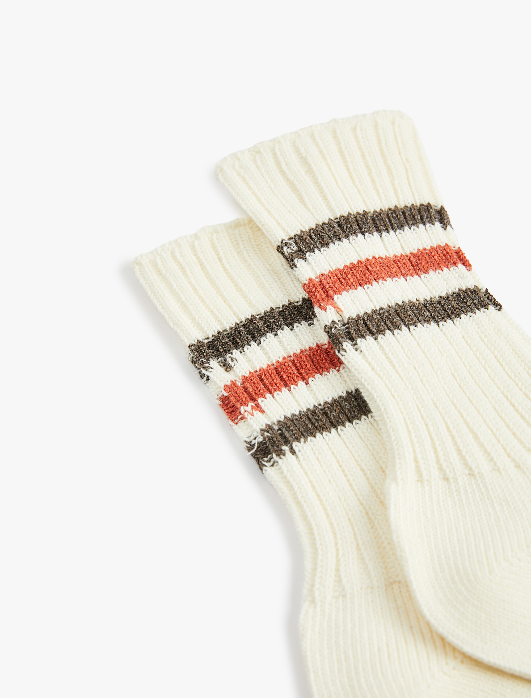 Kadın Çizgili Soket Çorap