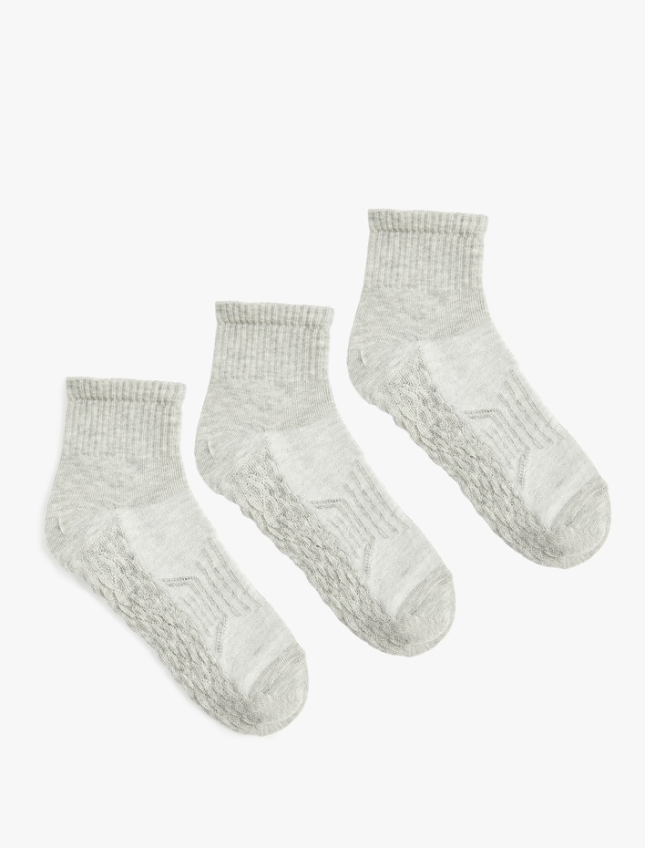 Kadın Dokulu 3'lü Soket Çorap Seti