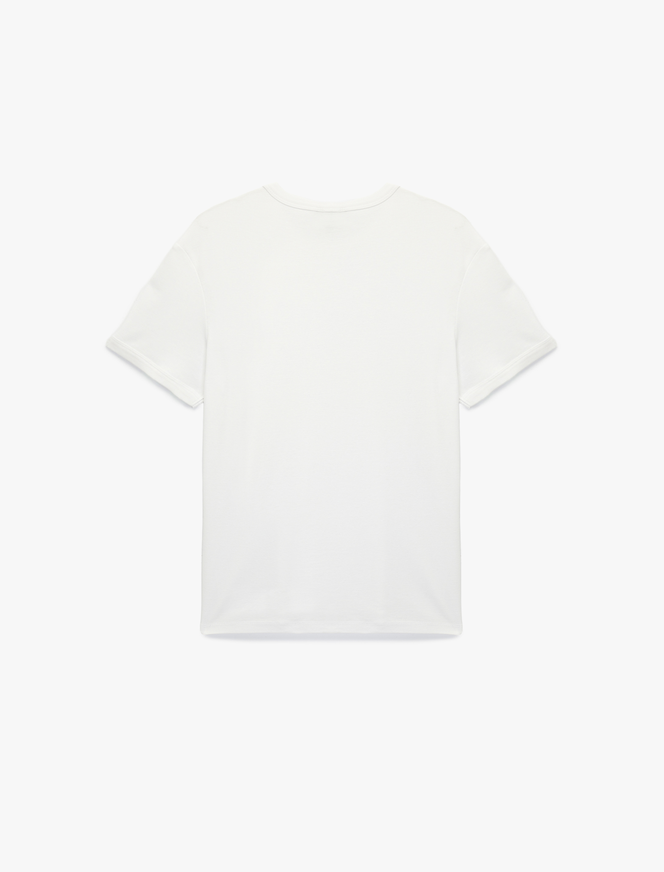   Kısa Kollu Bisiklet Yaka Pamuklu Slim Fit Tişört