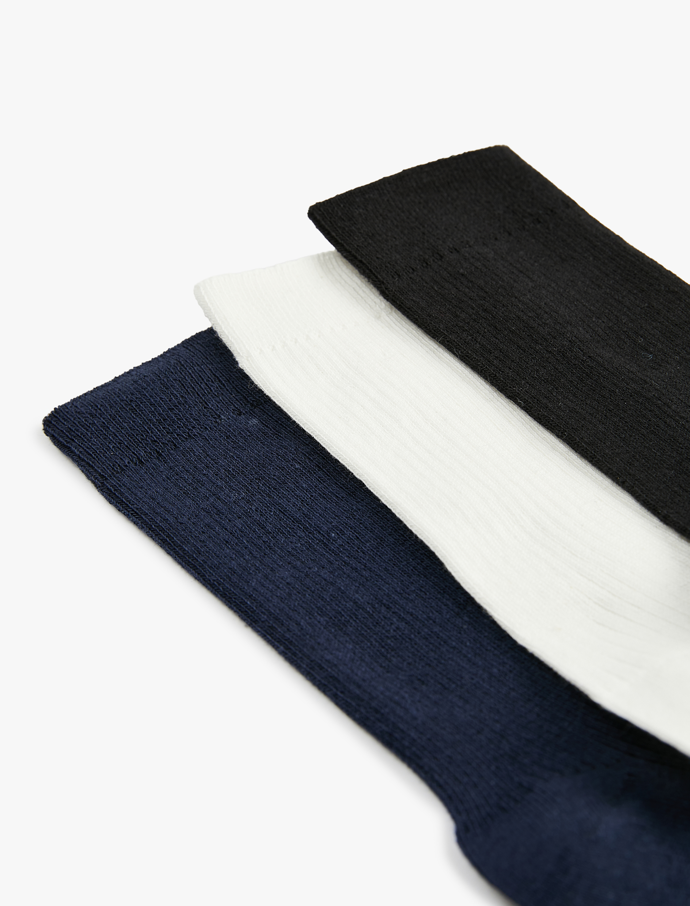  Kadın Pamuklu 3'lü Soket Çorap Seti