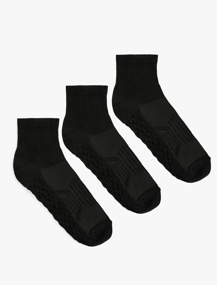 Kadın Dokulu 3'lü Soket Çorap Seti