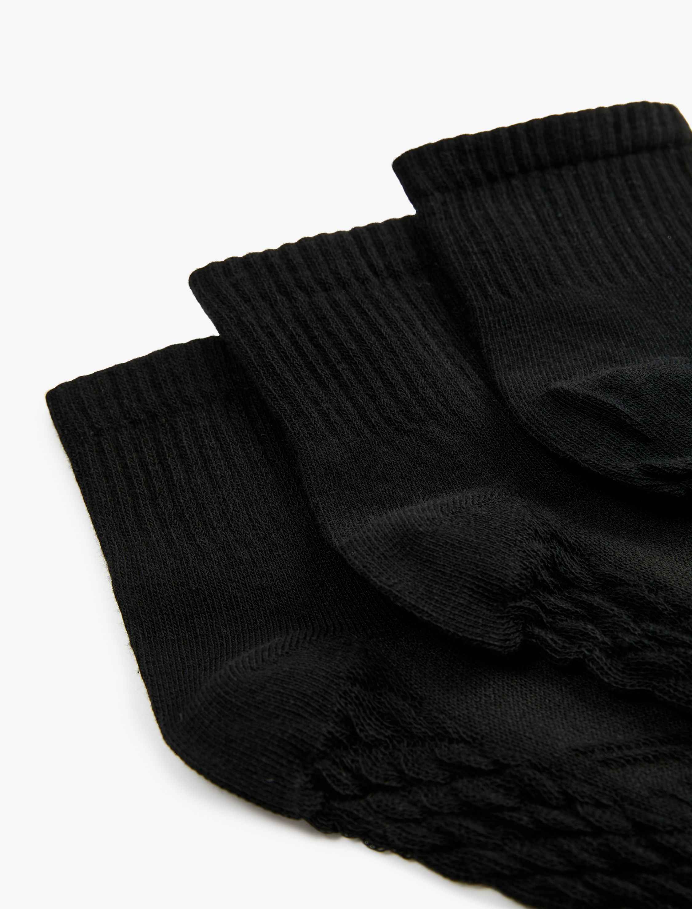  Kadın Dokulu 3'lü Soket Çorap Seti