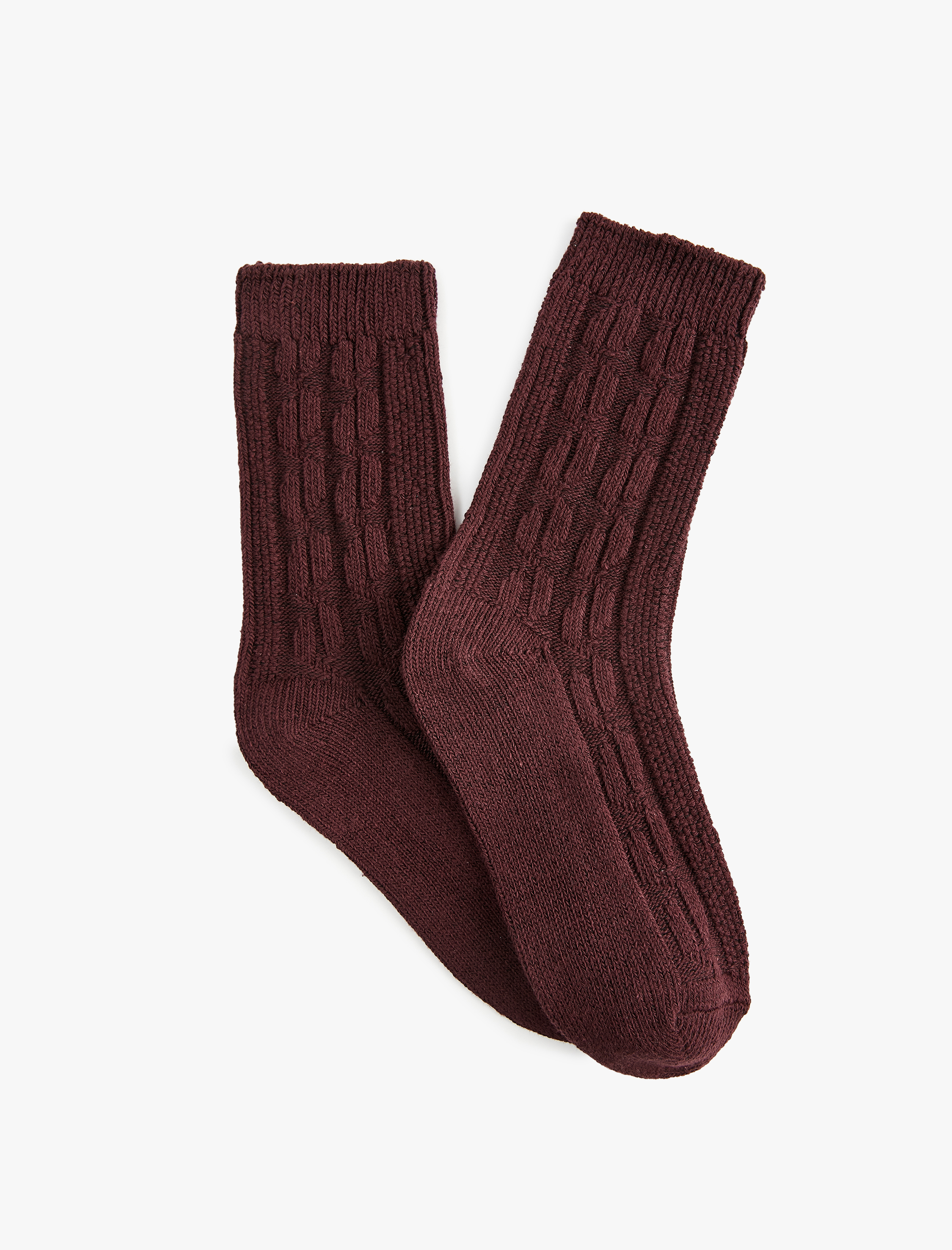  Kadın Dokulu Soket Çorap