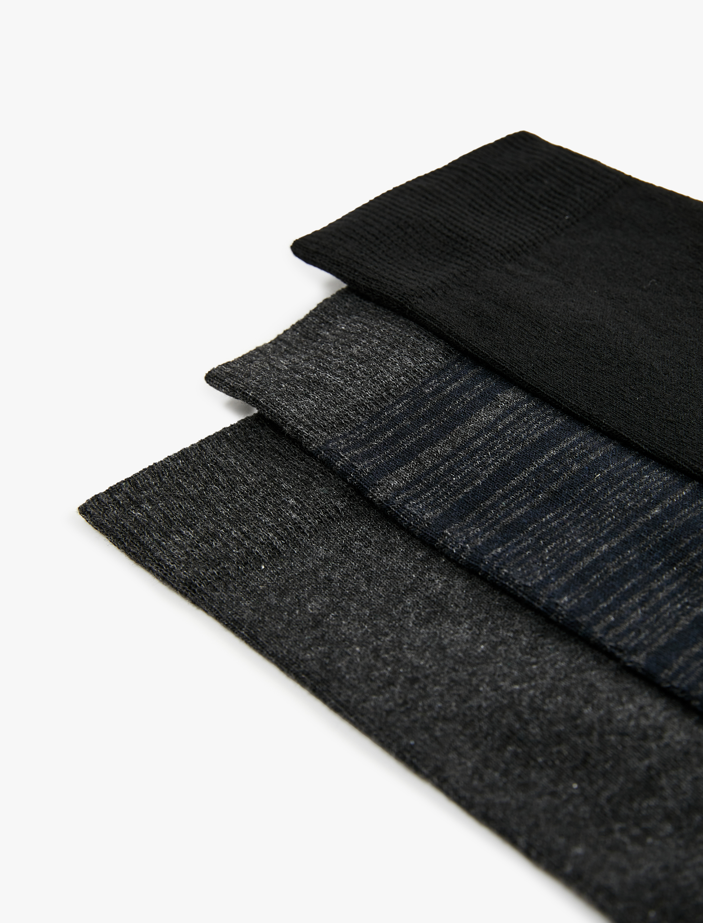  Erkek 3'lü Desenli Soket Çorap Seti