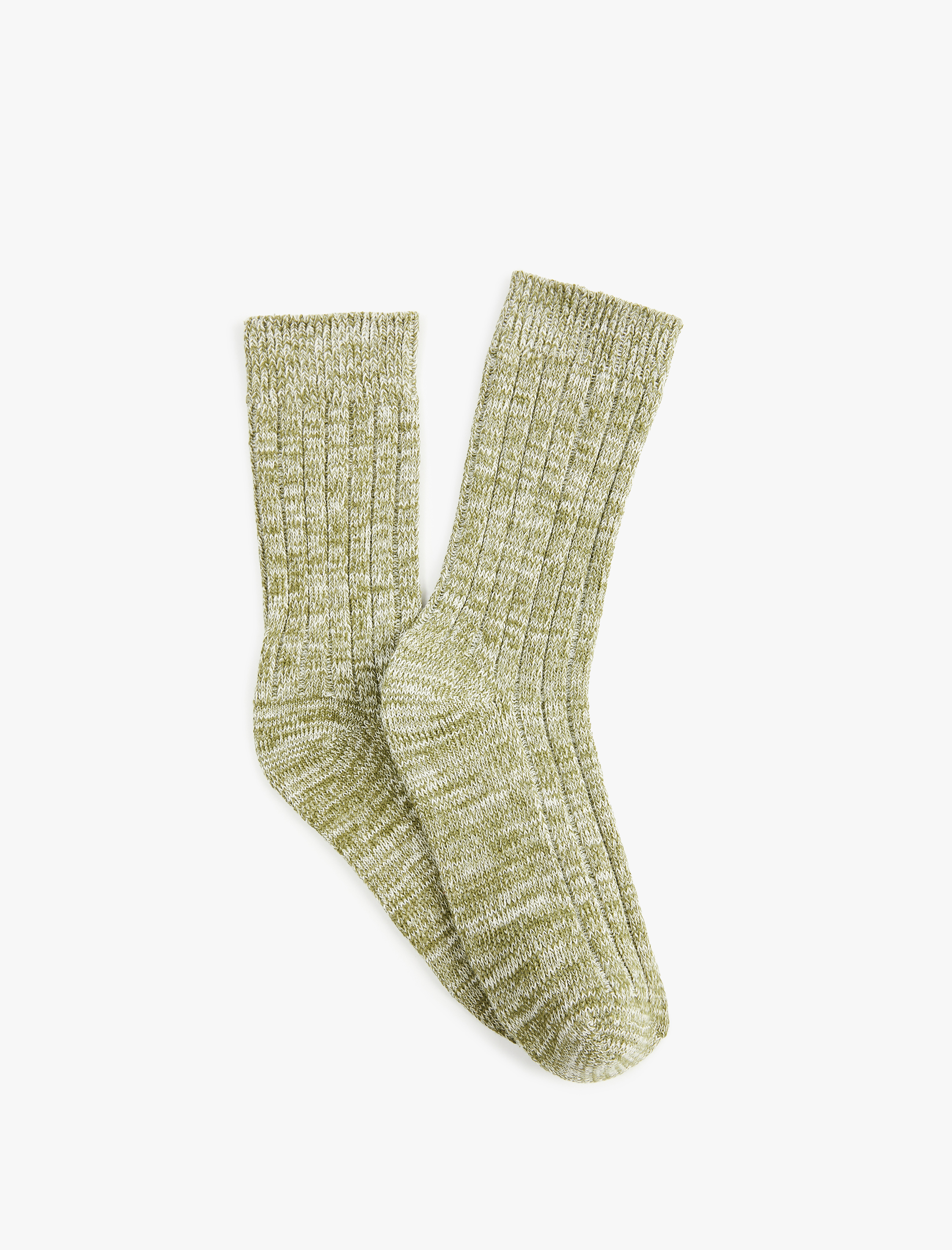  Kadın Dokulu Pamuklu Soket Çorap