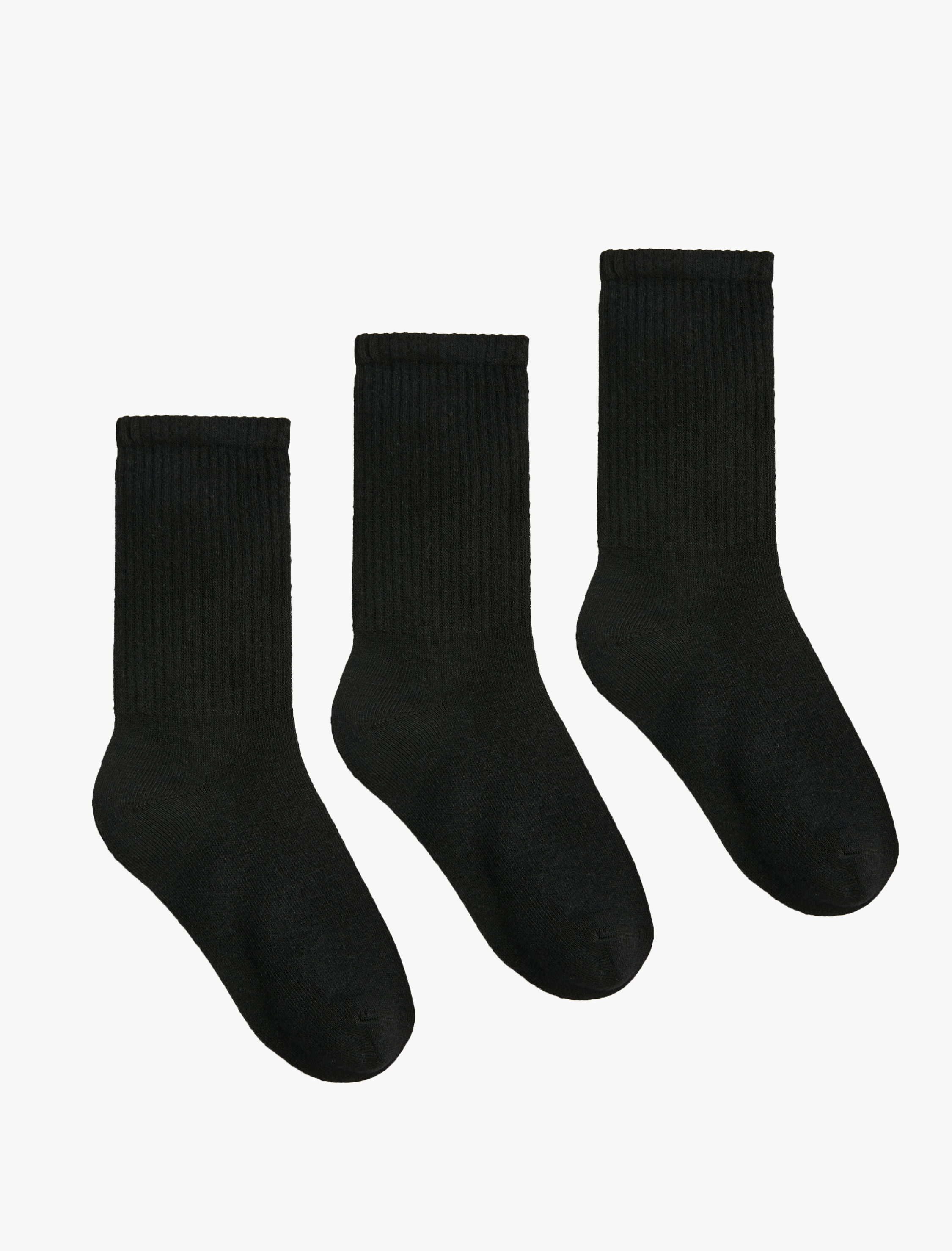  Kadın 3'lü Soket Çorap Seti