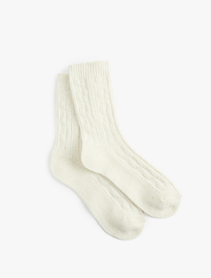 Kadın Dokulu Soket Çorap