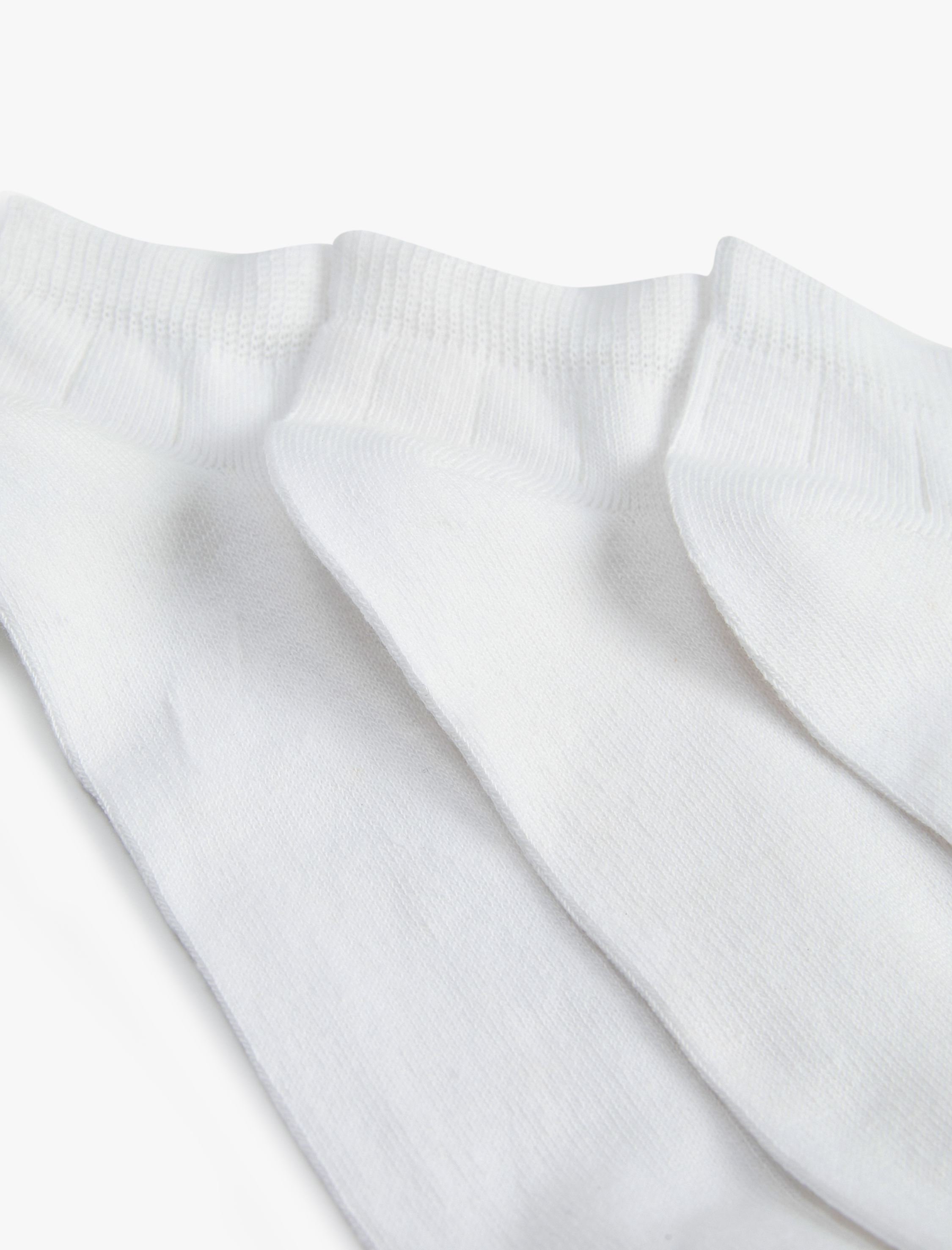  Erkek Basic Pamuklu 3'lü Patik Çorap Seti