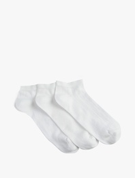 Basic Pamuklu 3'lü Patik Çorap Seti