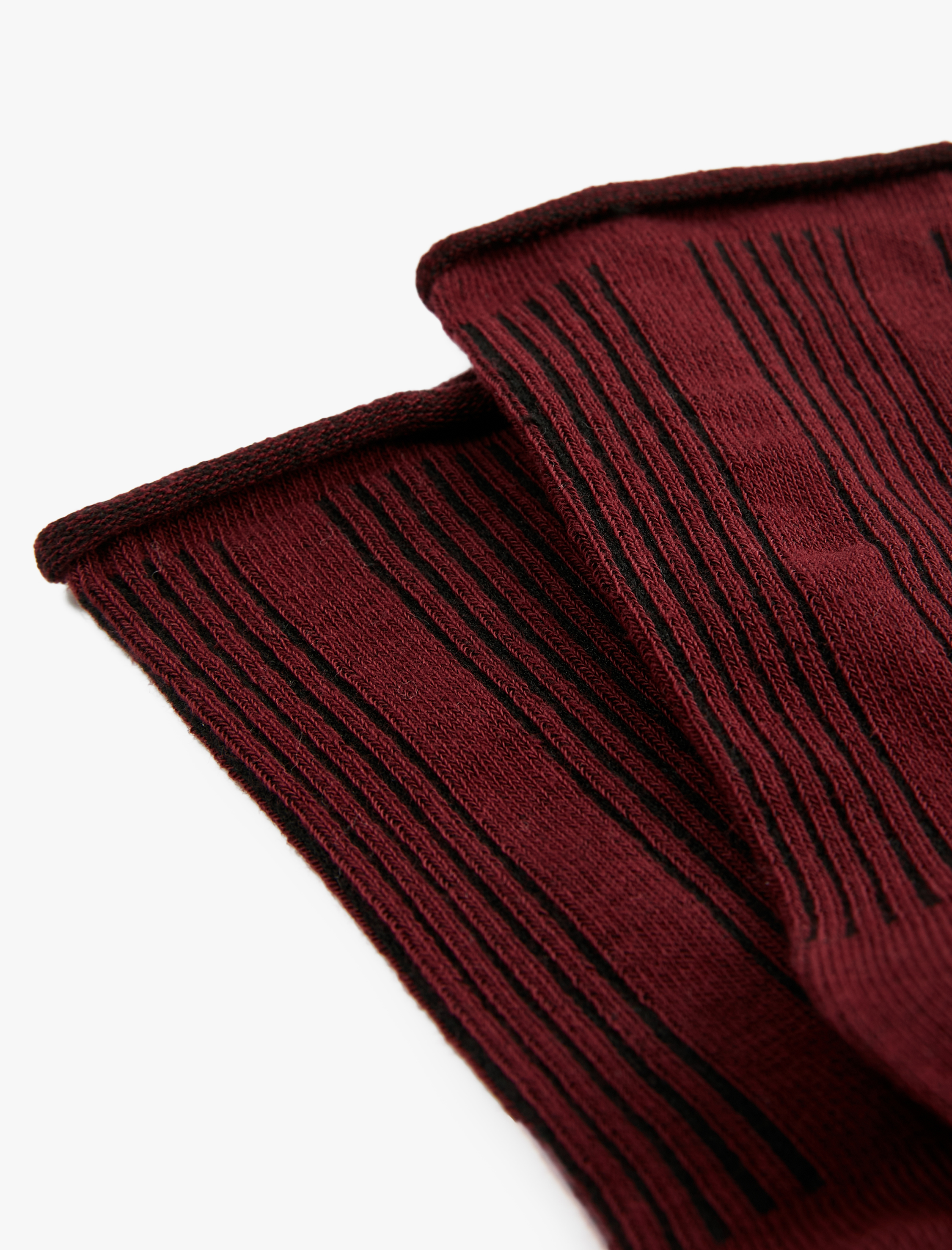  Kadın Çizgili Soket Çorap