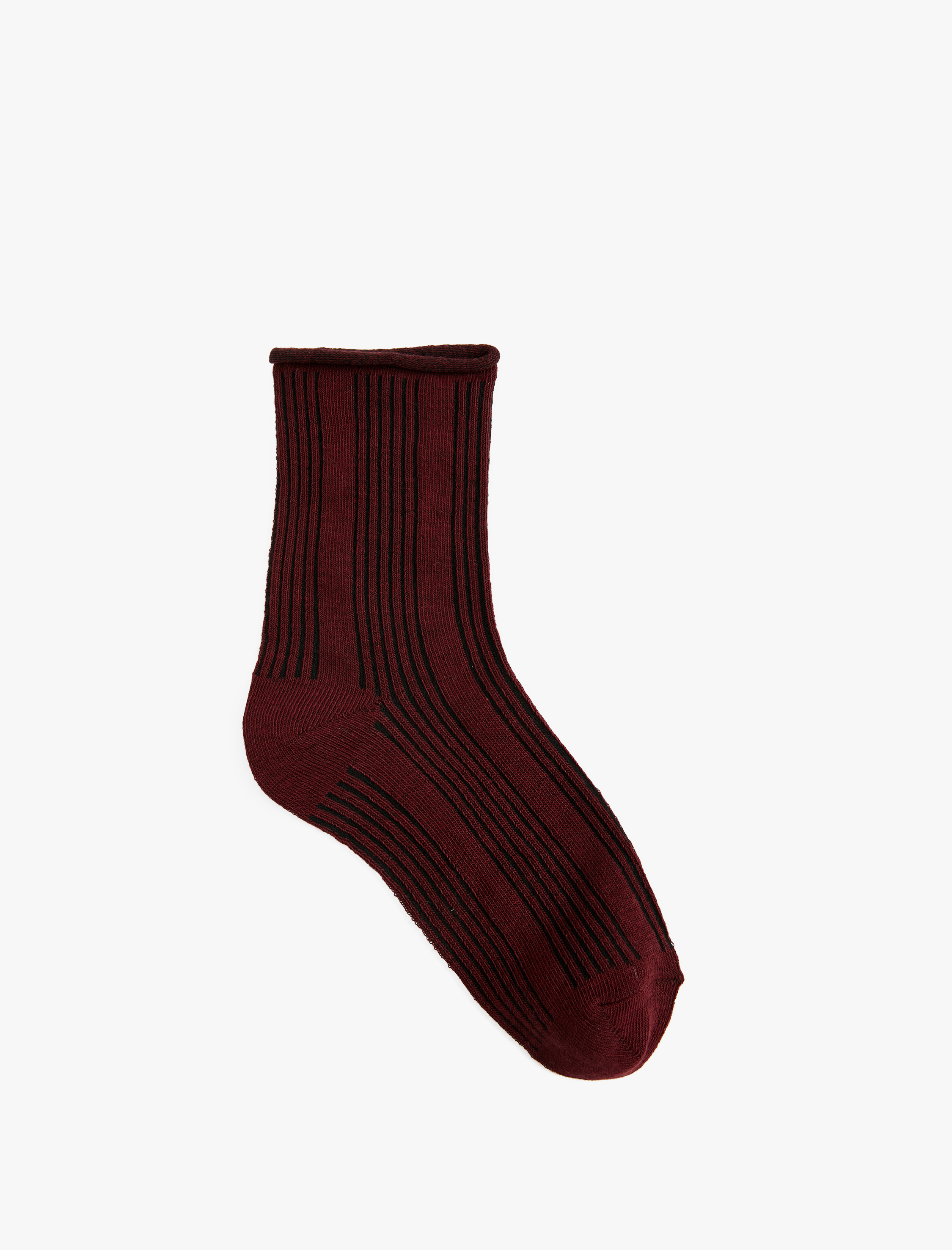  Kadın Çizgili Soket Çorap