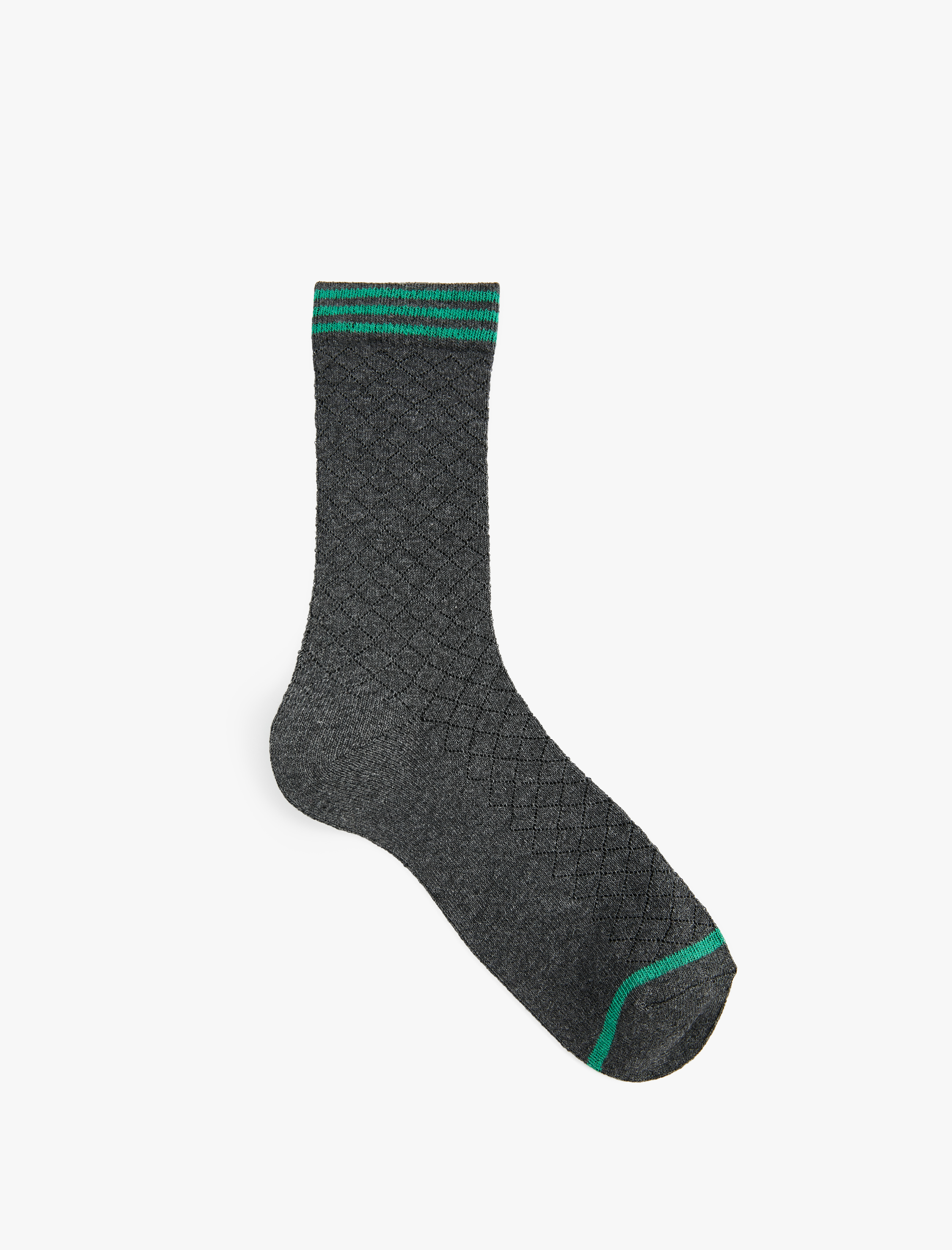  Erkek Çizgili Soket Çorap