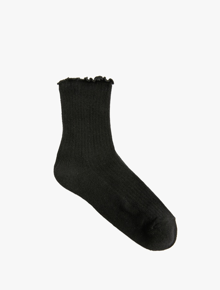 Kadın Fırfırlı Çorap