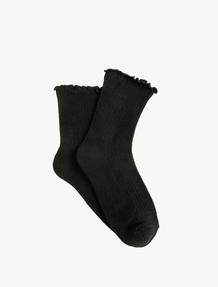 Kadın Fırfırlı Çorap