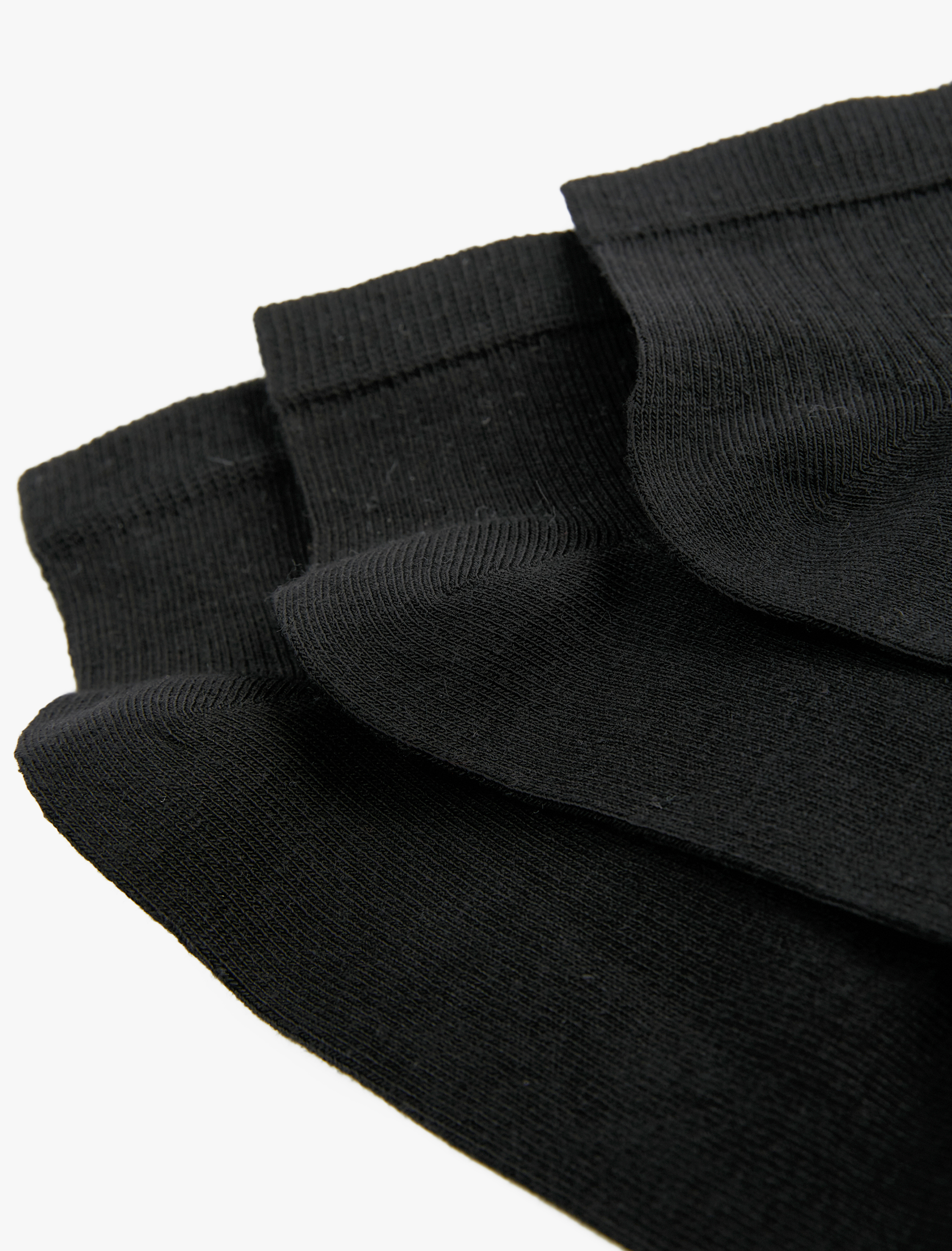  Kadın Pamuklu 3'lü Patik Çorap Seti