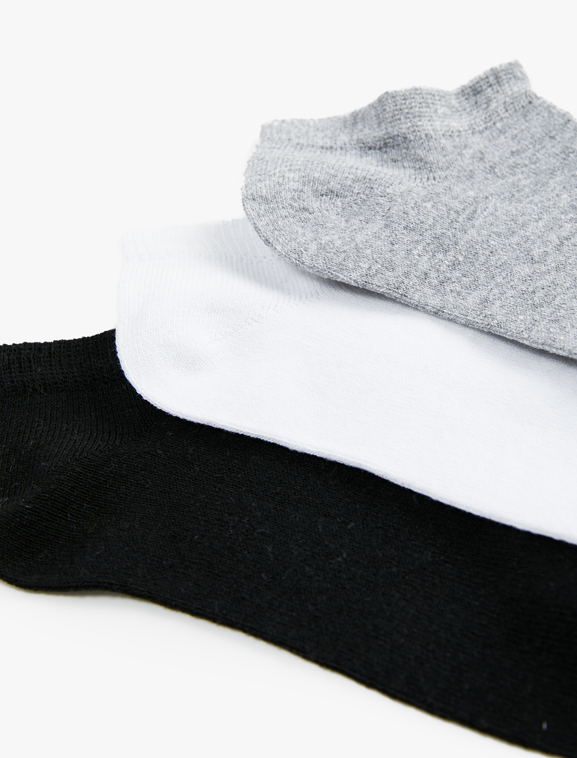  Erkek Basic 3'lü Patik Çorap Seti