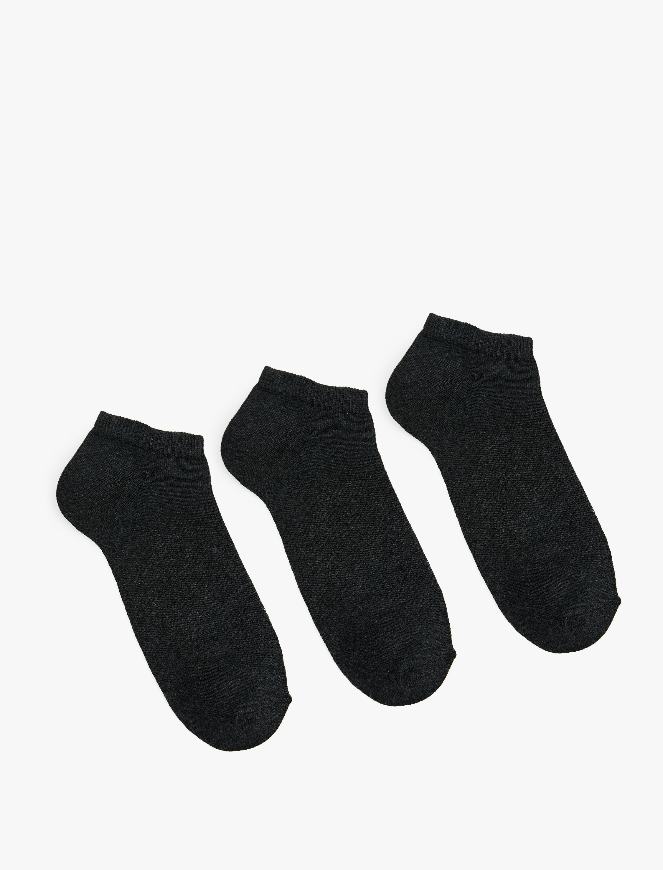  Erkek Basic 3'lü Patik Çorap Seti
