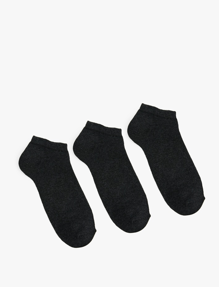 Erkek Basic 3'lü Patik Çorap Seti