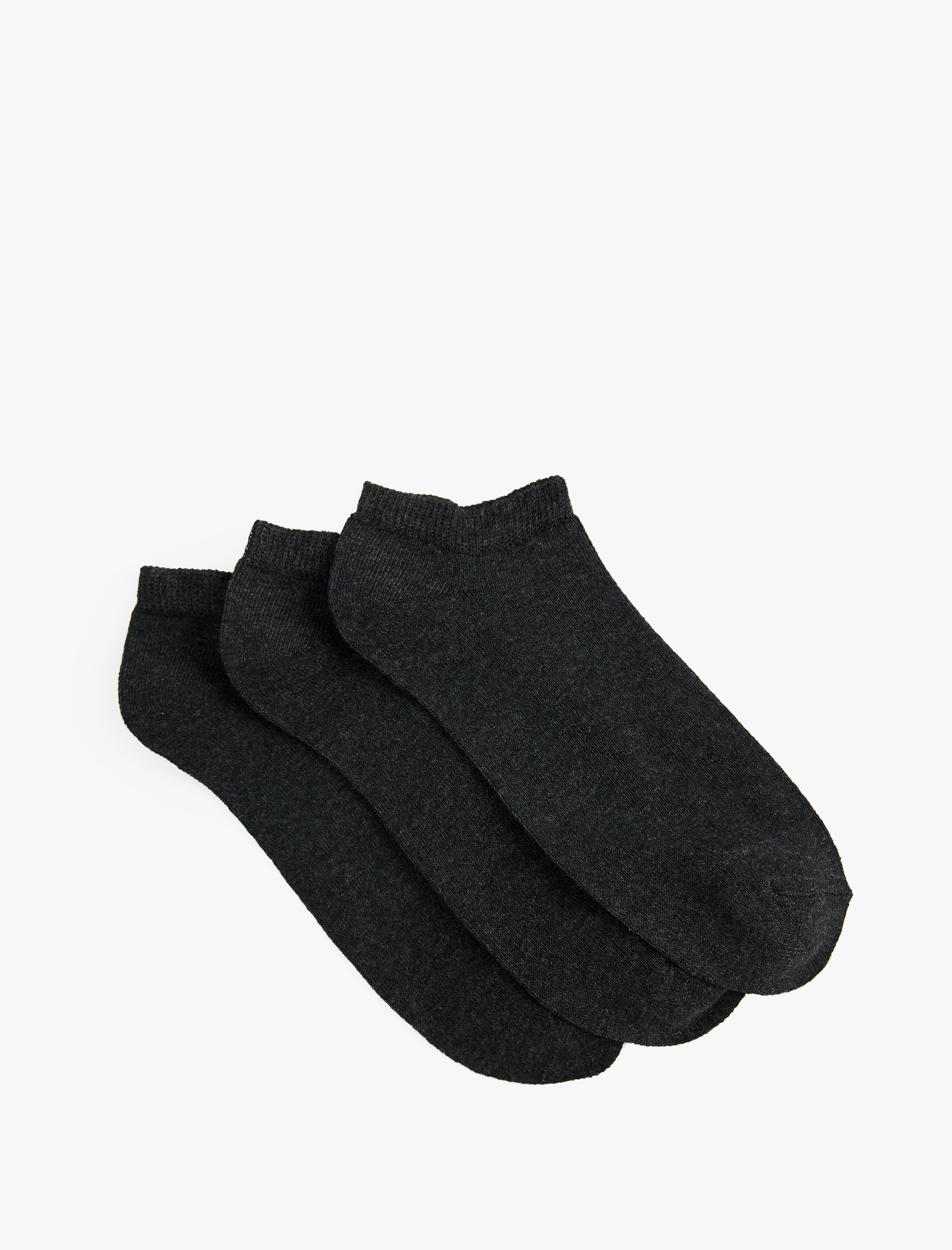  Erkek Basic 3'lü Patik Çorap Seti