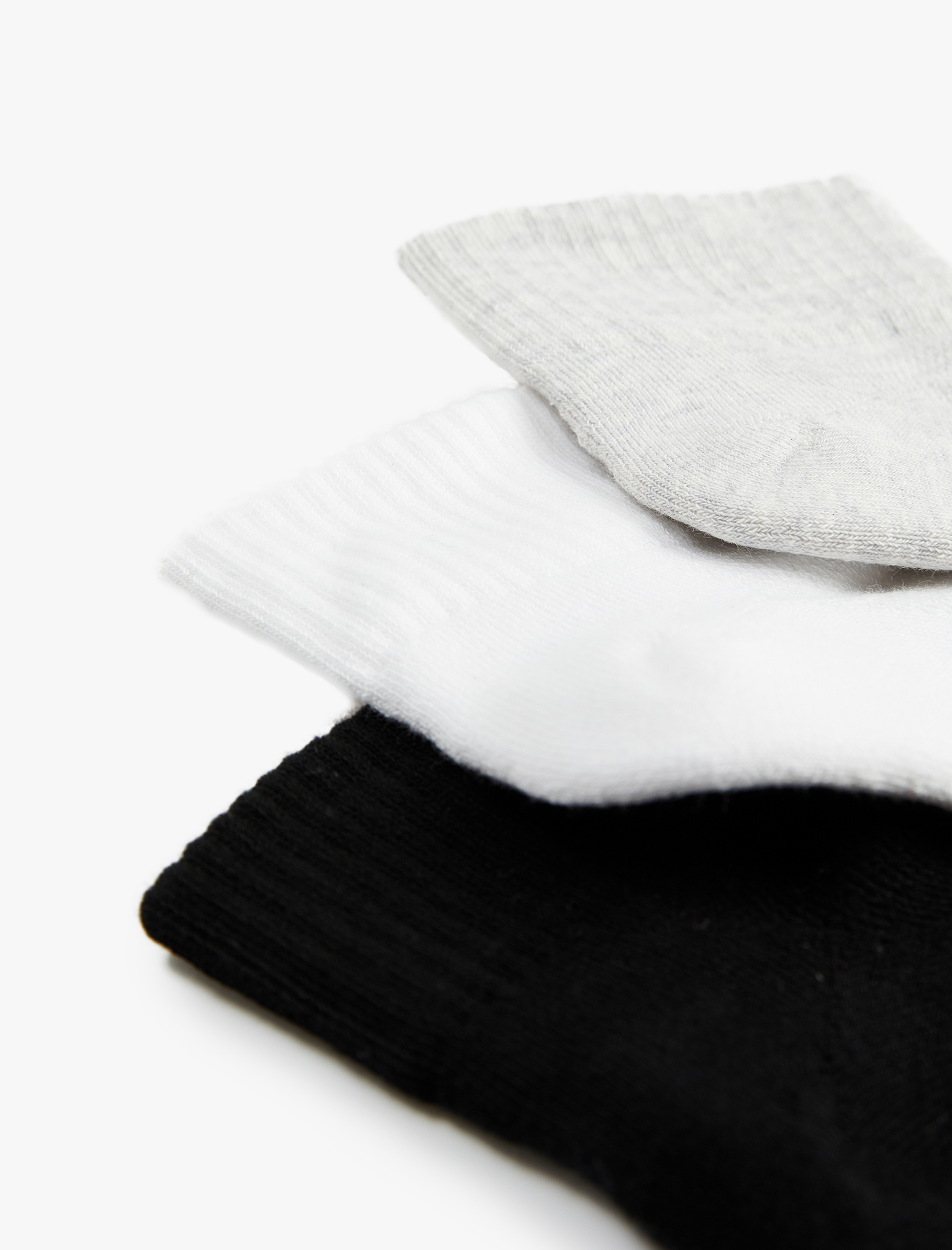  Erkek Pamuklu 3'lü Havlu Patik Çorap Seti