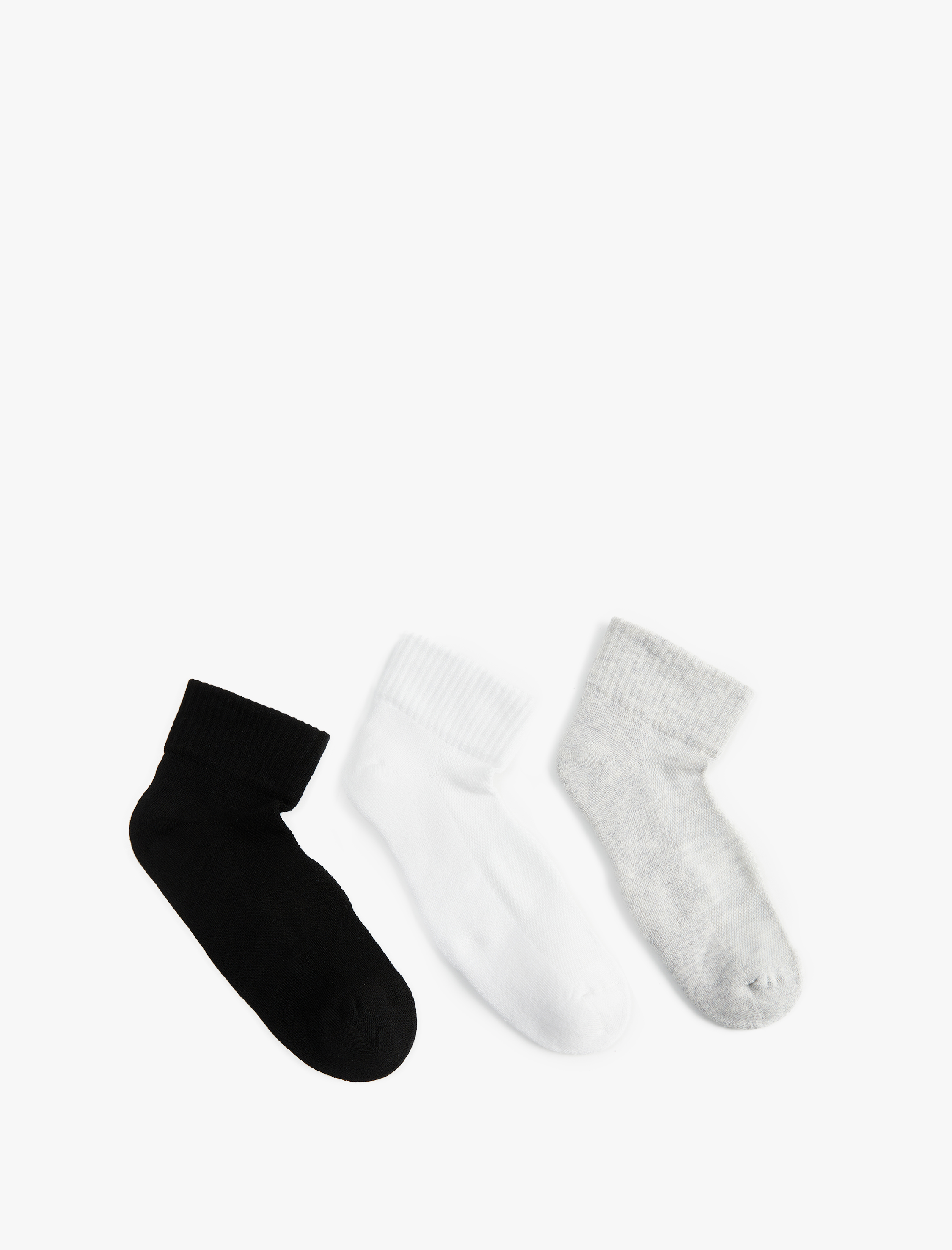  Erkek Pamuklu 3'lü Havlu Patik Çorap Seti