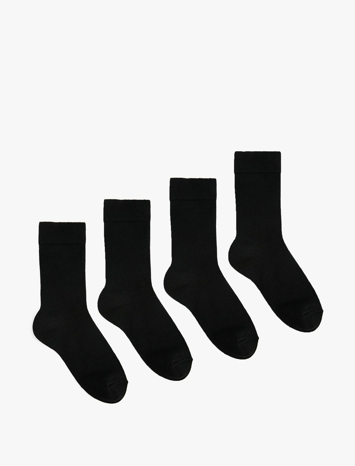 Erkek Basic 4'lü Soket Çorap Seti